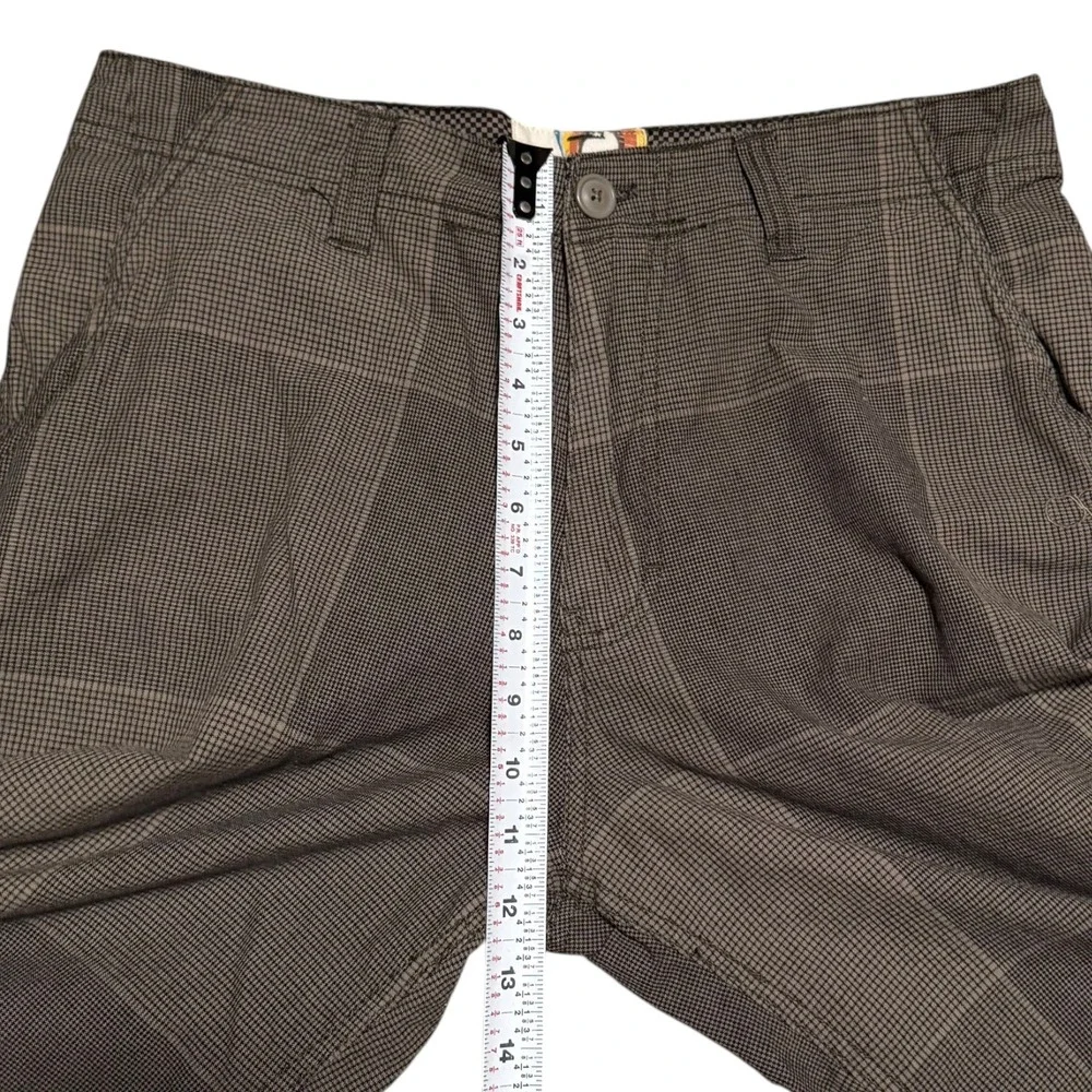 2000s Ocean Pacific Plaid Multicolor Patterned Baggy Shorts‎ Men's 32 (Fits 33)